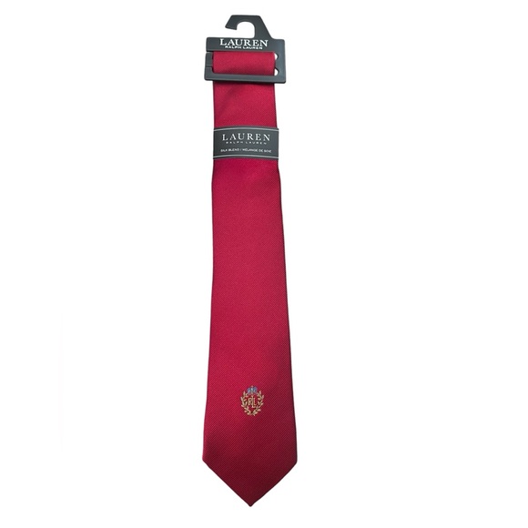NWT Ralph Lauren Boys Solid Crest Tie! - Picture 1 of 7